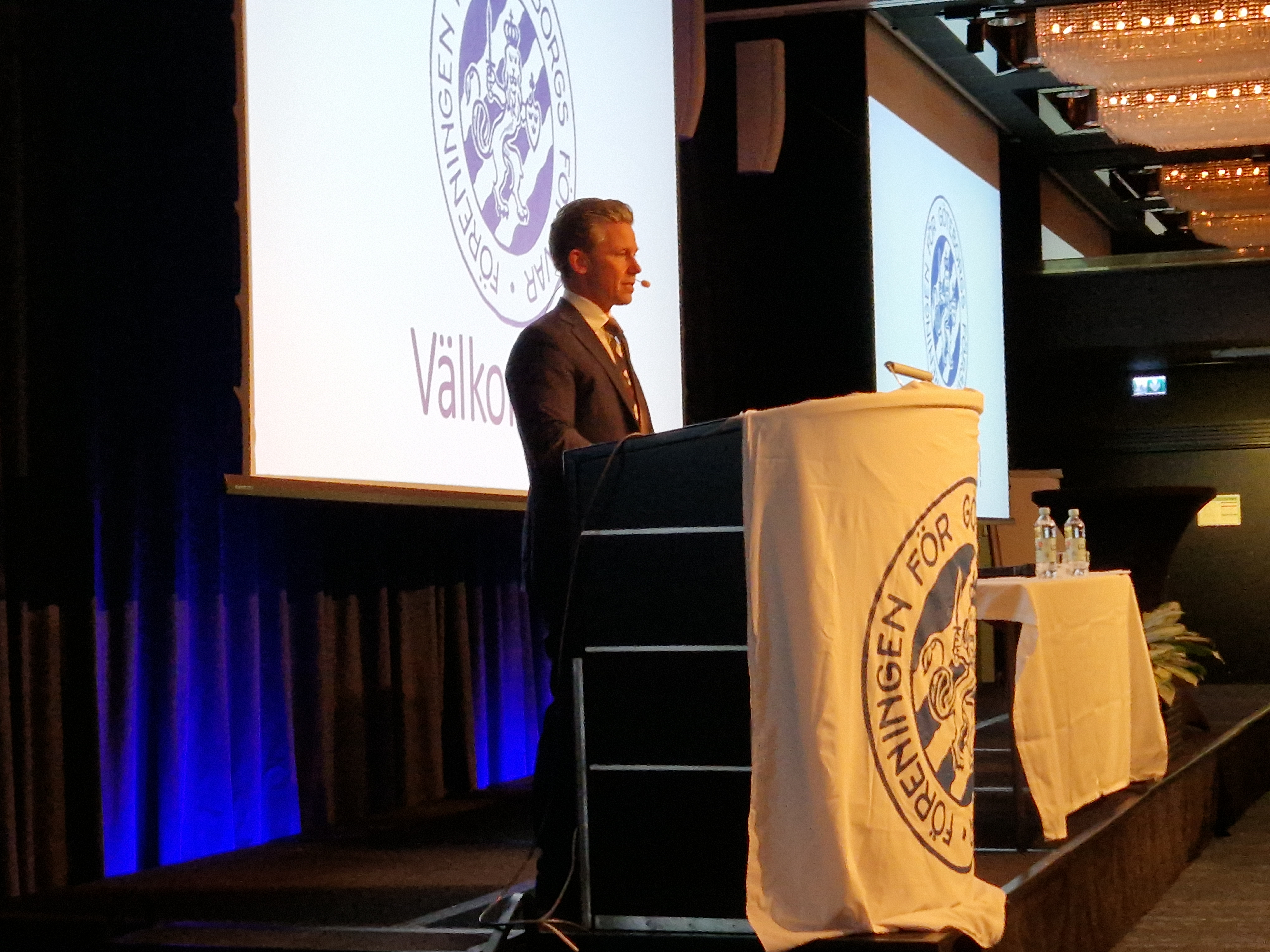 Försvarsminister Pål Jonsson på FFGF Årsmöte 2023